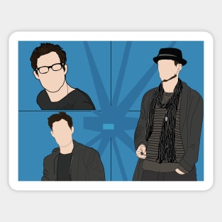 Harrison Wells x3 Sticker